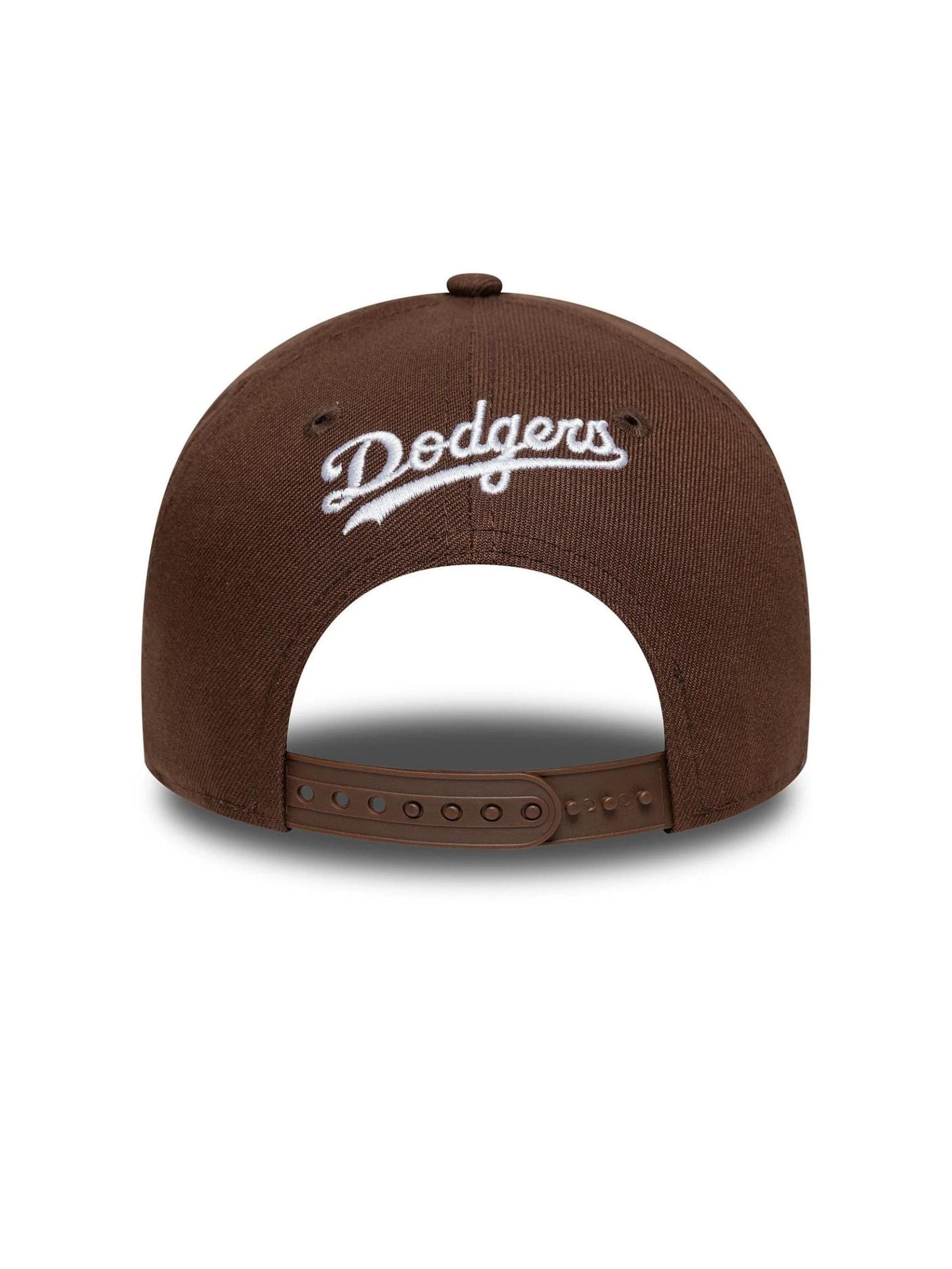 NEW ERA Cap 'Los Angeles Dodgers MLB Outline Script' in Brown