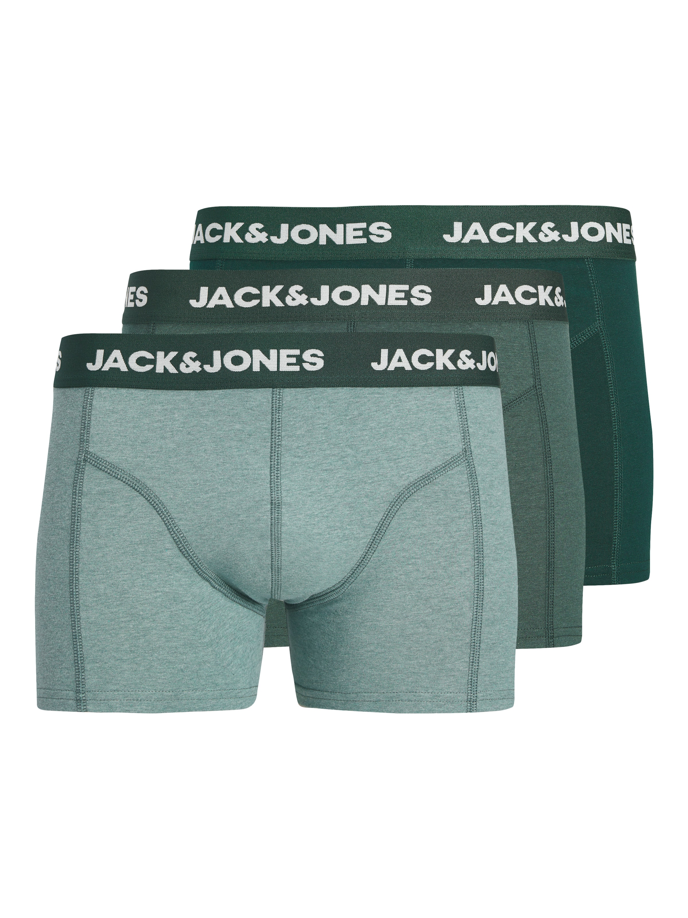 JACK & JONES Boxer shorts 'JACFax' in Green: front