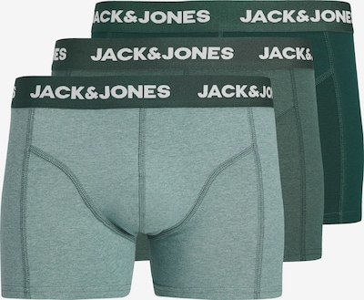 JACK & JONES Bokserishortsit 'JACFax' koossa XS värissä minttu / tummanvihreä / meleerattu vihreä / valkoinen, Tuotenäkymä