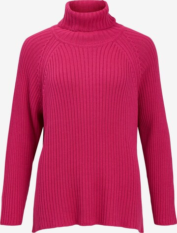 OBJECT Pullover 'Line' in Pink: predná strana