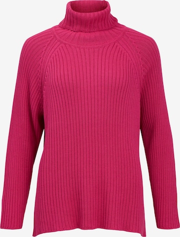 OBJECT Sweater 'Line' in Pink: front