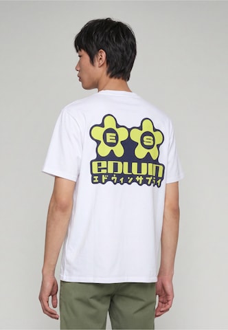 EDWIN T-Shirt 'Sakura' in Weiß: Vorderseite