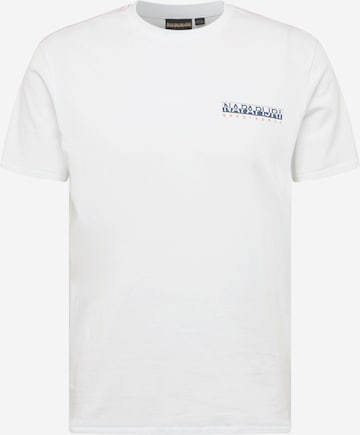 T-Shirt 'S-GRAS' NAPAPIJRI en blanc : devant