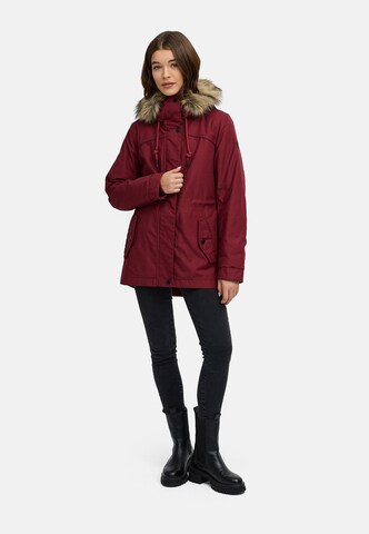 Parka invernale 'Tawny Short' di Ragwear in rosso