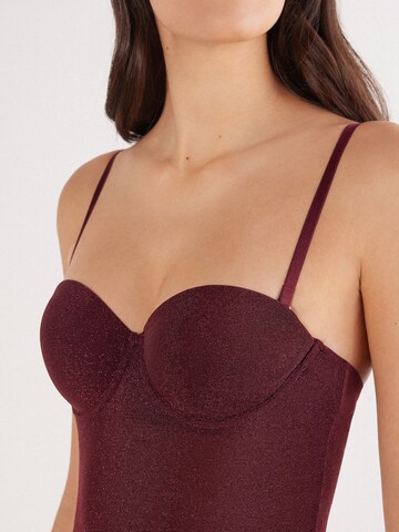 INTIMISSIMI Bodysuit 'GIADA SHIMMERING PASSION' in Red
