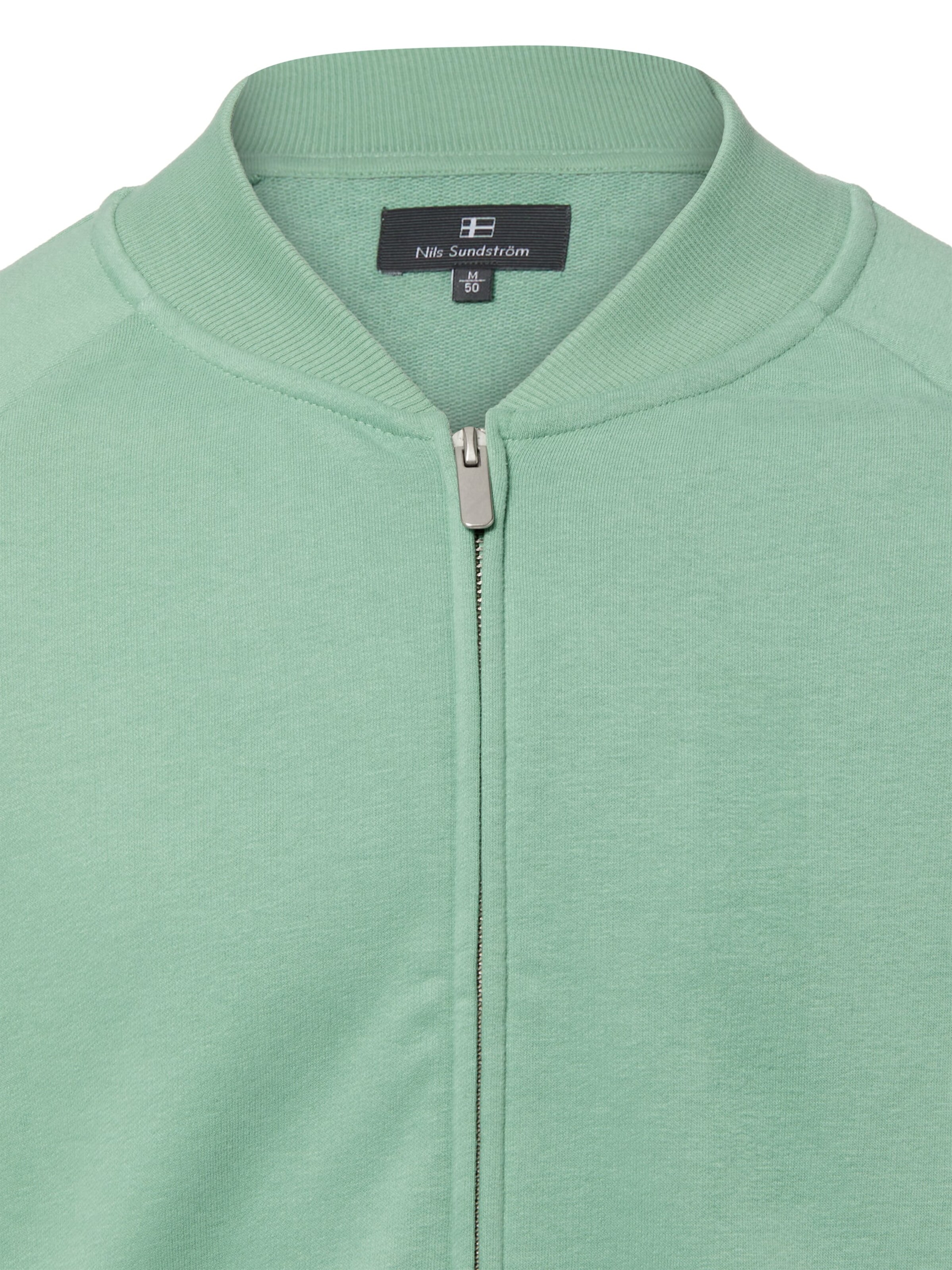 Nils Sundström Sweatjacke in Grün