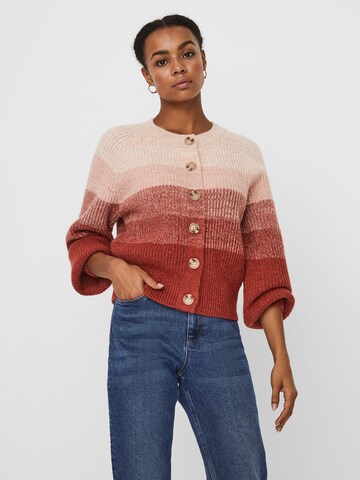 VERO MODA Knit Cardigan 'Kylie' in Pink: front