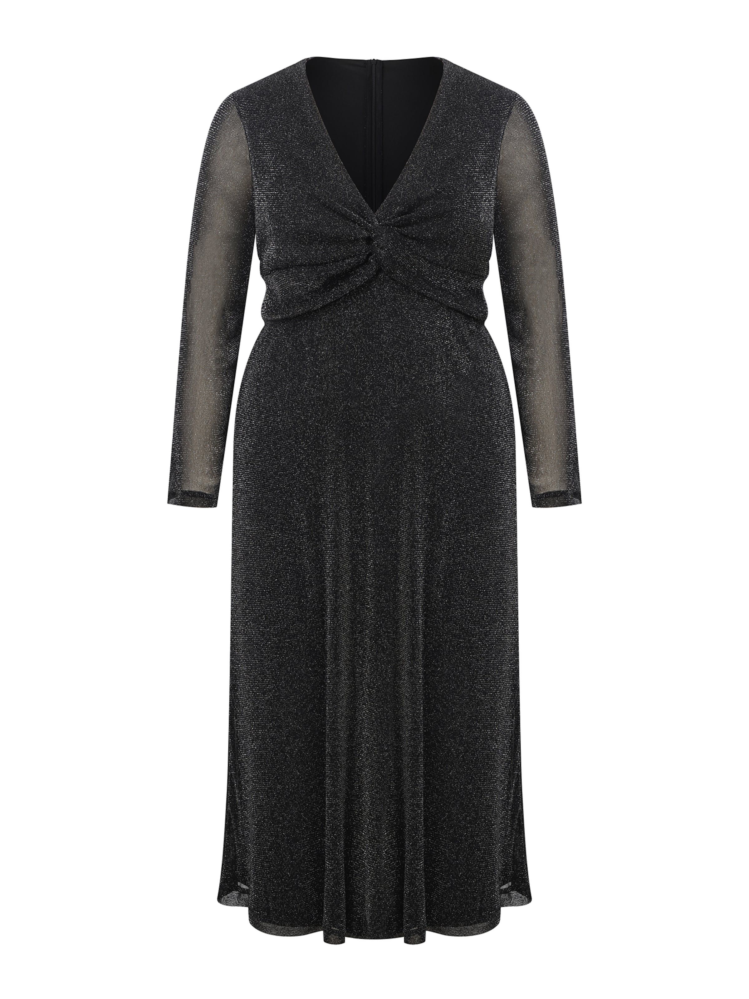 LapaPlus Cocktailjurk in Zwart