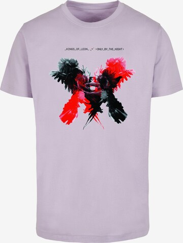 Merchcode T-Shirt 'Kings Of Leon' in Lila: predná strana