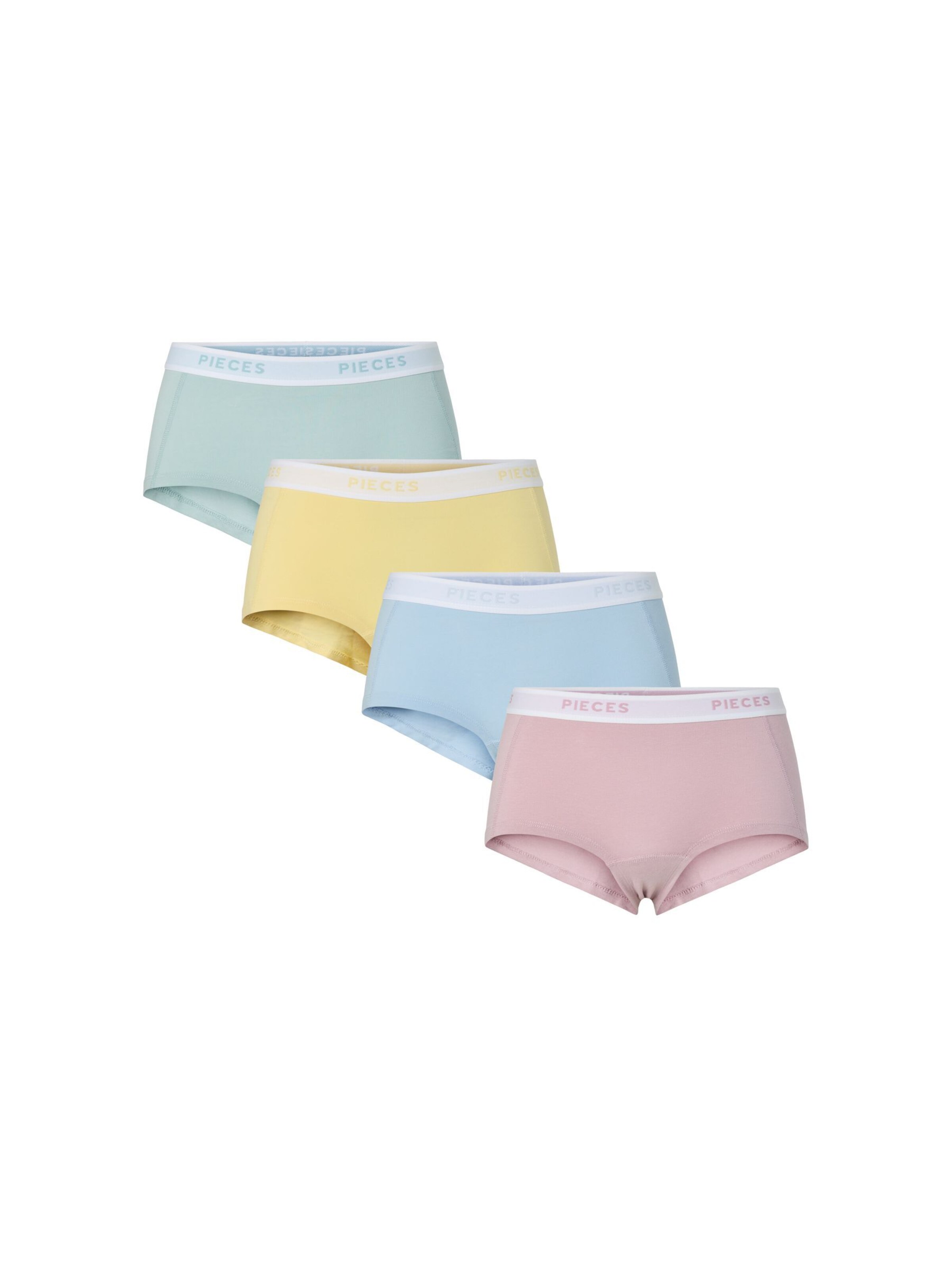 PIECES Broekje in Blauw: voorkant