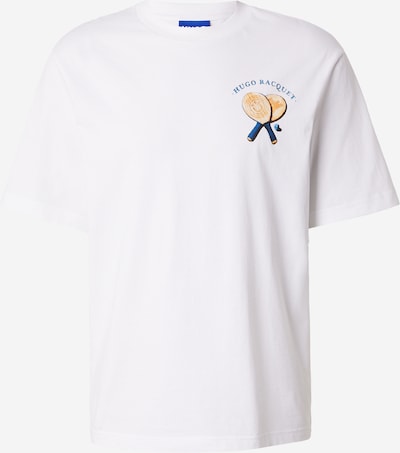 HUGO Paita 'Nulaxo' värissä taivaansininen / tummansininen / vaaleanruskea / valkoinen, Tuotenäkymä