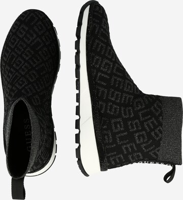 Sneaker înalt 'Zyla' de la GUESS pe negru