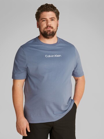 T-Shirt 'HERO' Calvin Klein Big & Tall en gris : devant