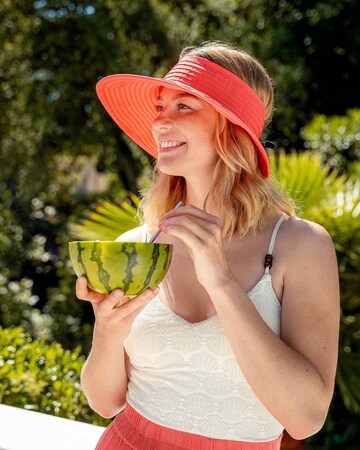 LOEVENICH Visor in Orange: front