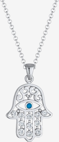 ELLI Halskette Evil Eye, Hamsa Hand in Silber: Vorderseite