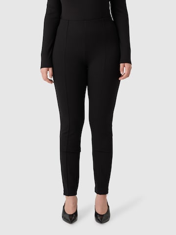 Skinny Leggings 'Zoola' Les Lunes en noir : devant