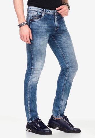 CIPO & BAXX Slimfit Jeans in Blau