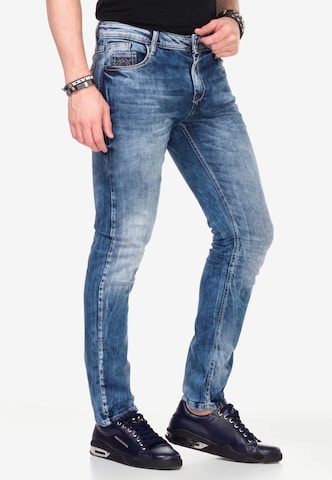 CIPO & BAXX Slimfit Jeans in Blauw