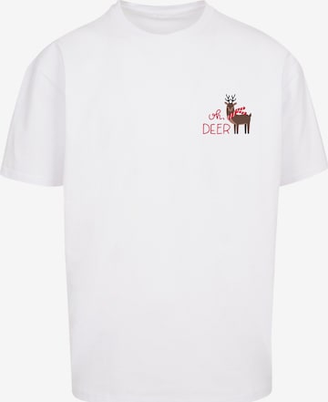 F4NT4STIC Shirt 'Christmas Deer' in Weiß: predná strana