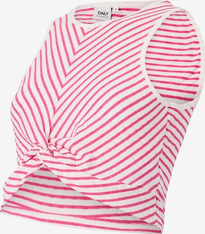 Only Maternity Top 'OLMSANDY' u roza / bijela, Pregled proizvoda