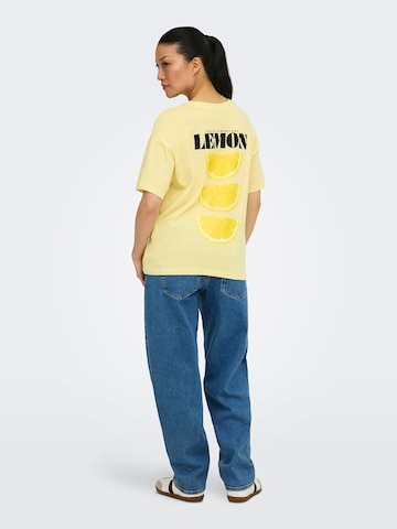 Only Maternity Koszulka w kolorze żółty