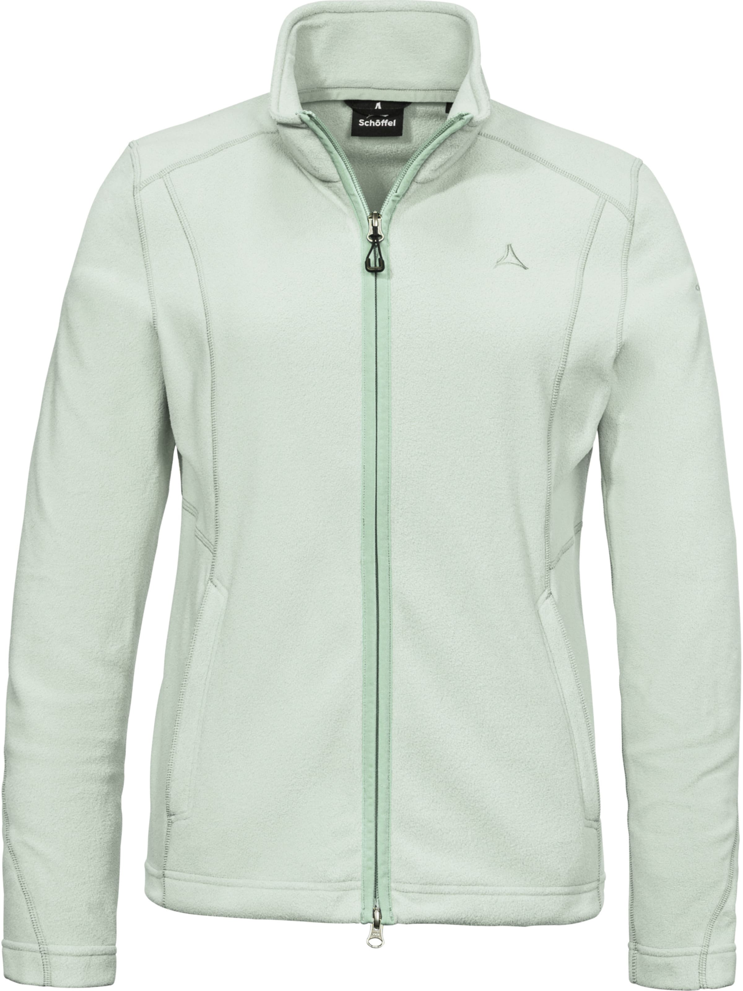 Schöffel Athletic Fleece Jacket ' Leona3' in Green: front
