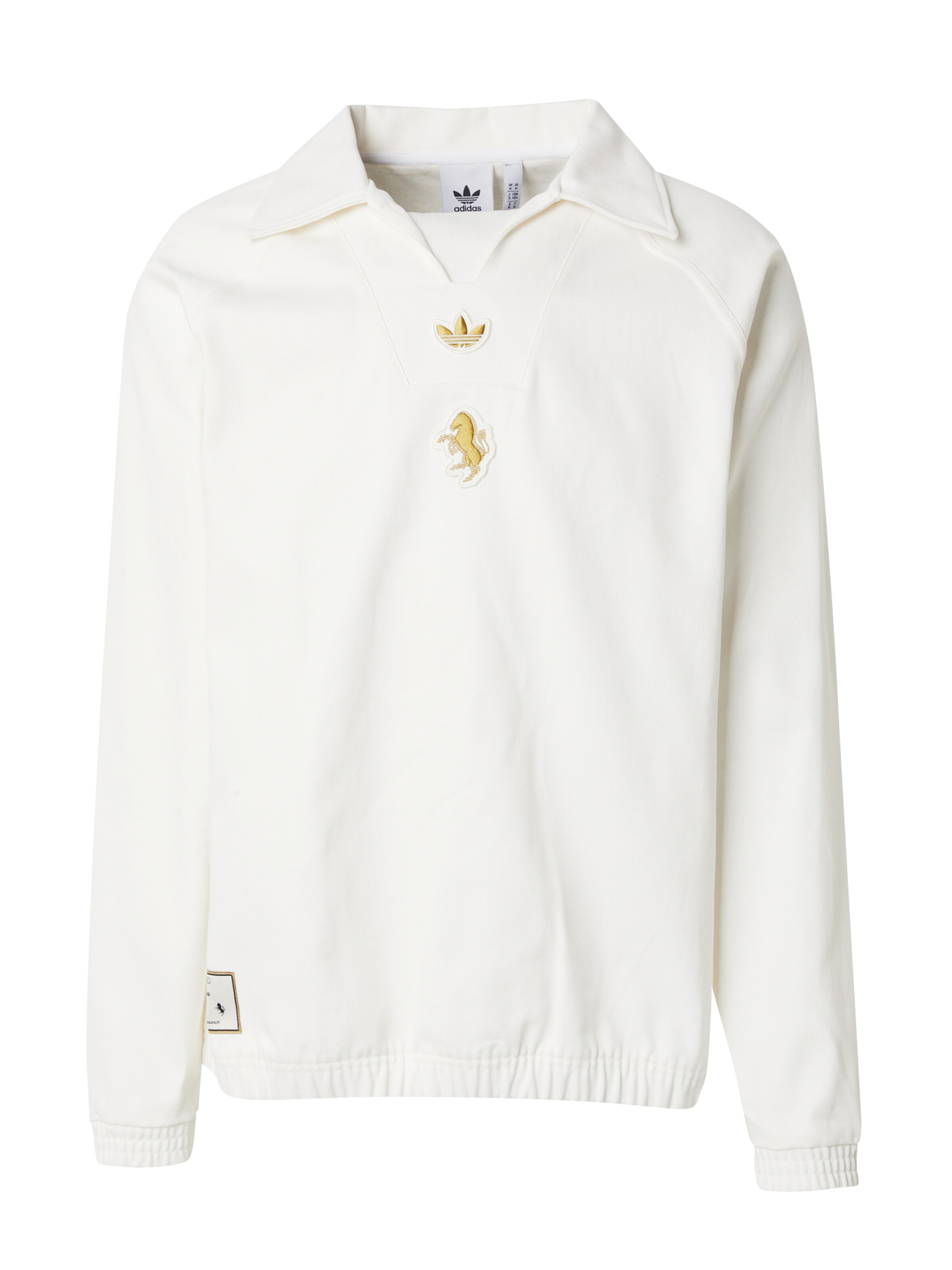 Sweat-shirt 'Juventus Terrace Icons' ADIDAS ORIGINALS en blanc : devant