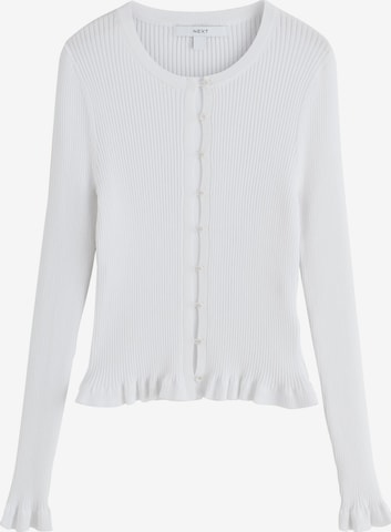 Cardigan Next en blanc : devant