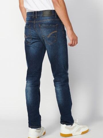 KOROSHI regular Jeans i blå