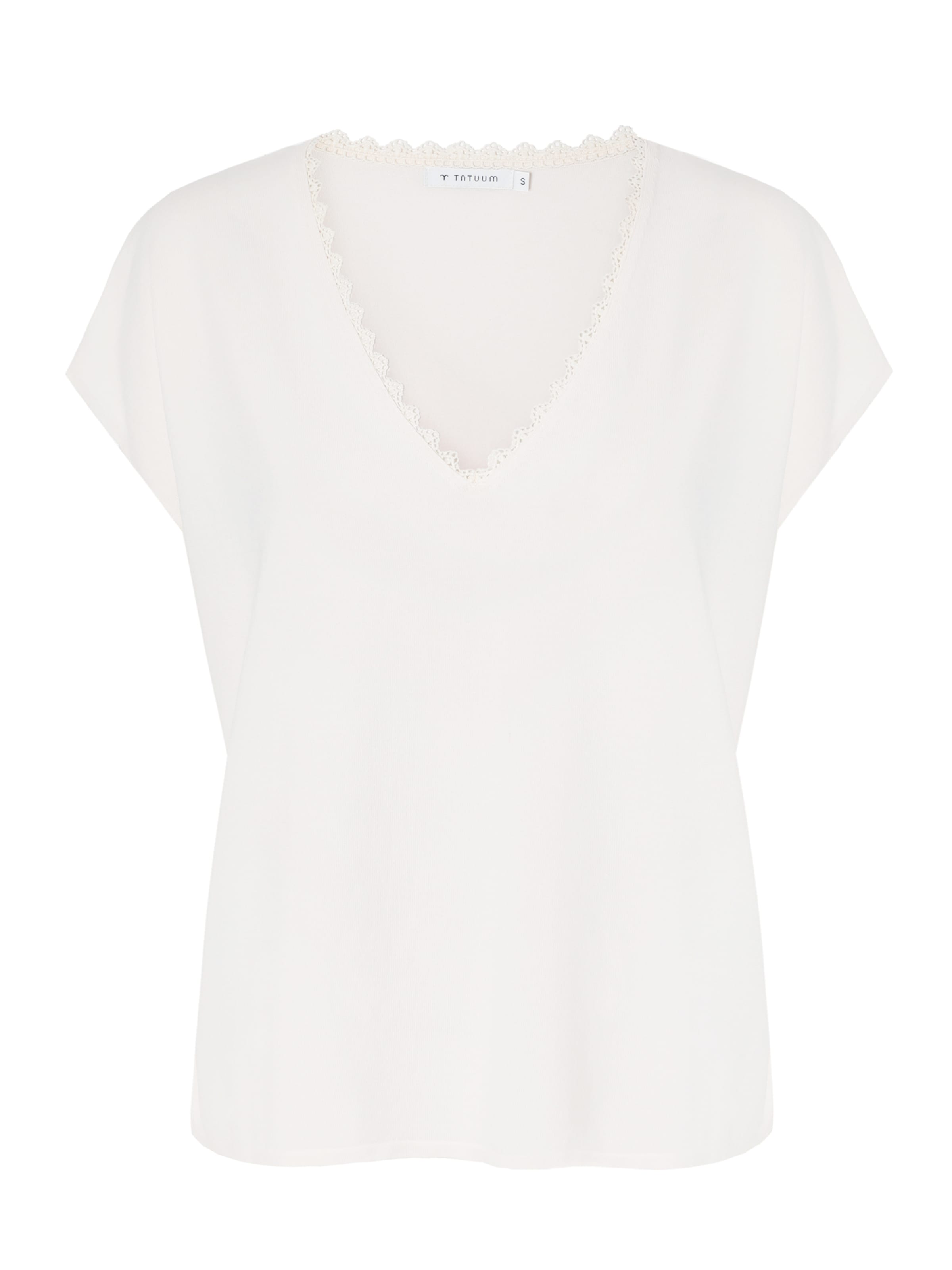 TATUUM Kampsun 'Dandy', värv valge: eest vaates