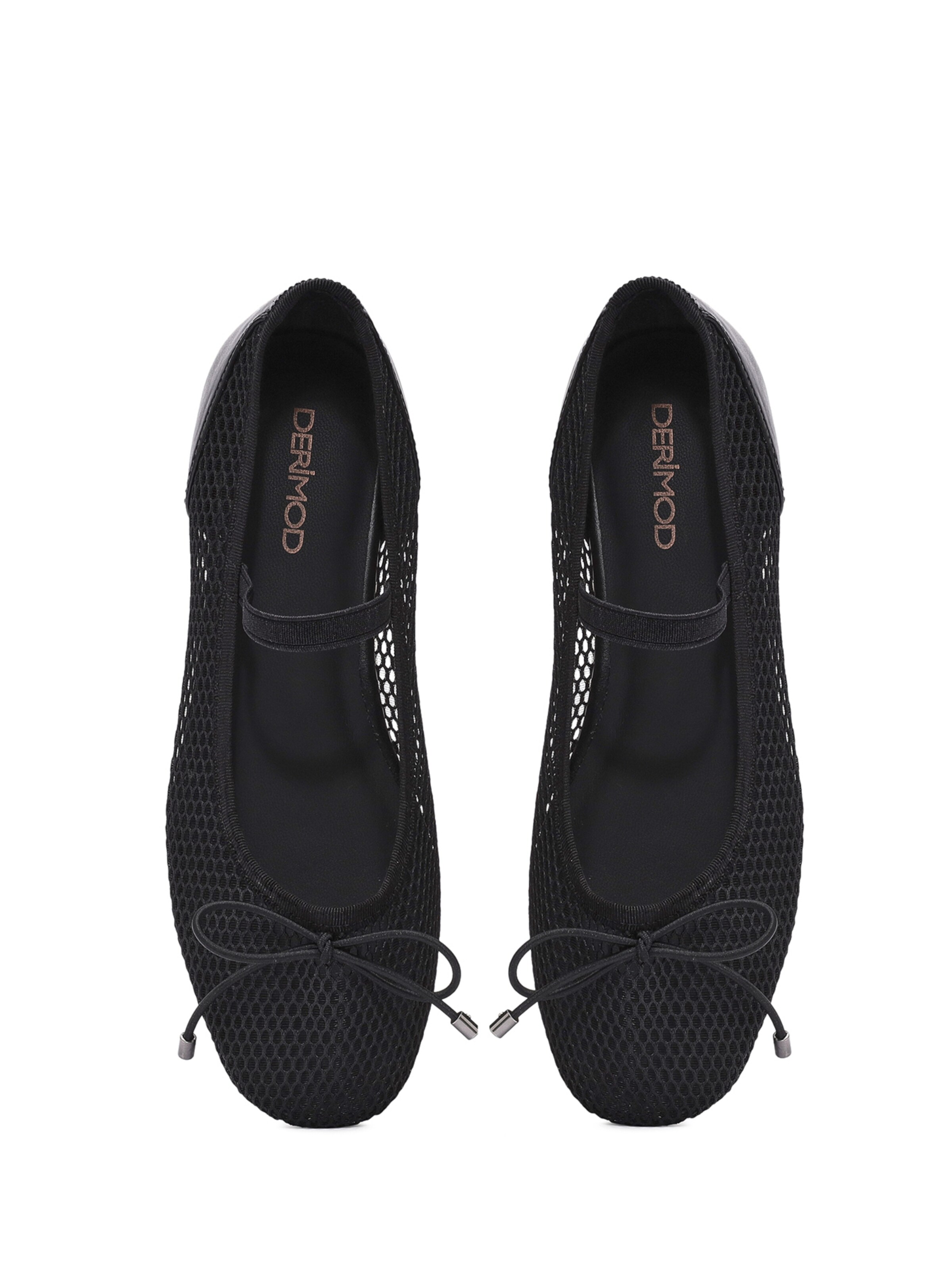 Ballerines à lanières Derimod en noir