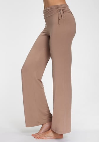 LASCANA Flared Pants in Brown