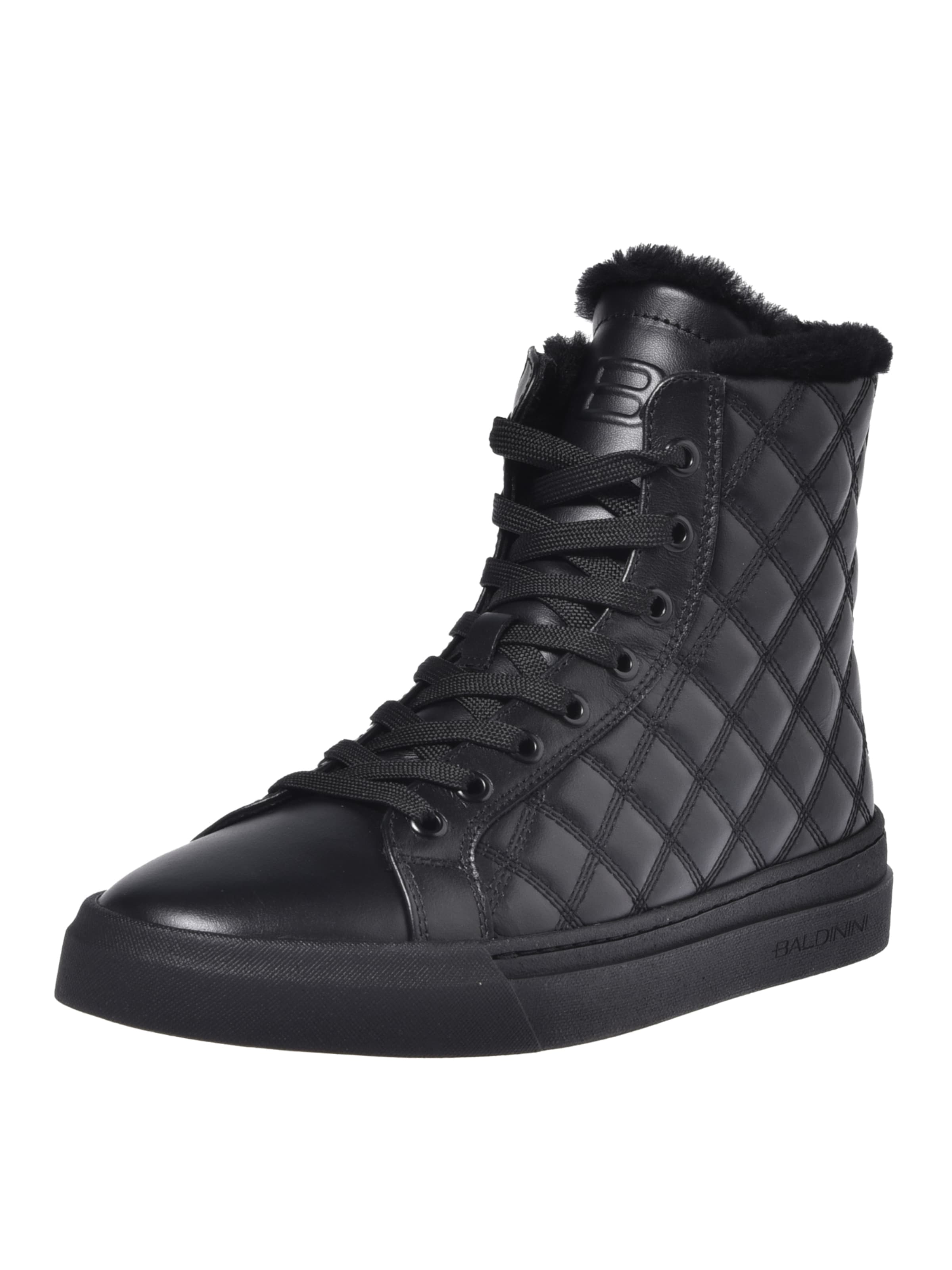 BALDININI Sneakers hoog in Zwart: voorkant