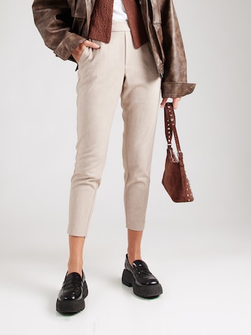 VILA Slimfit Hose 'VIVARONE' in Beige: Vorderseite