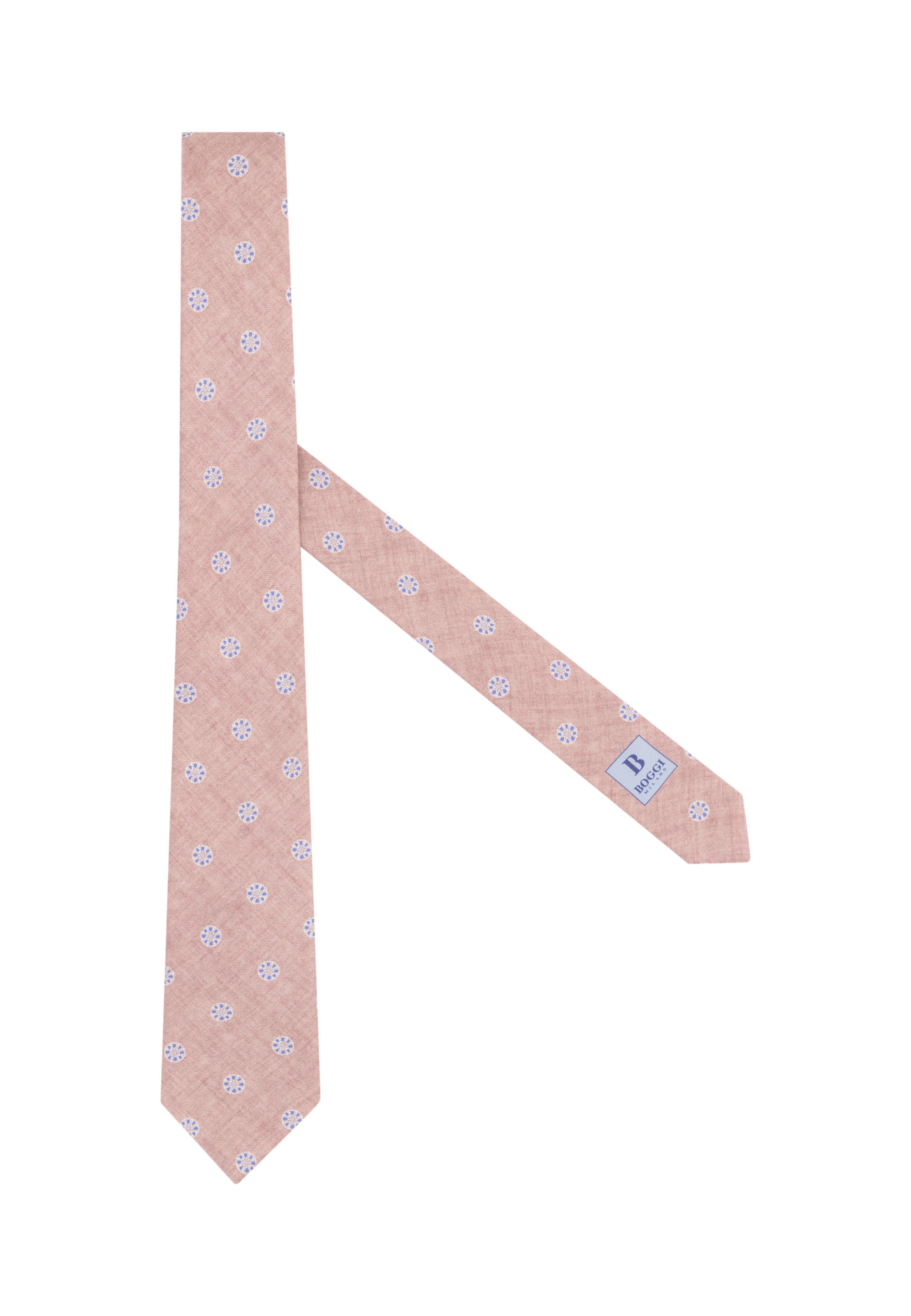 Boggi Milano Tie in Pink: front