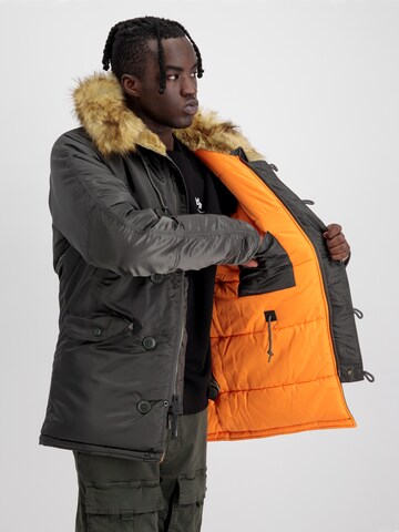 ALPHA INDUSTRIES Зимна парка 'N3B VF 59' в сиво