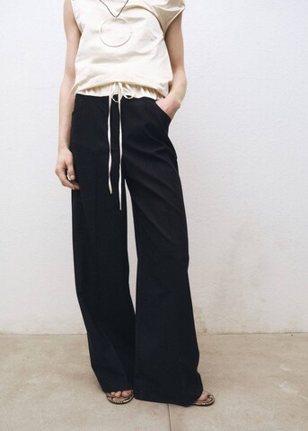 MANGO Loosefit Hose 'Rubi' in Schwarz