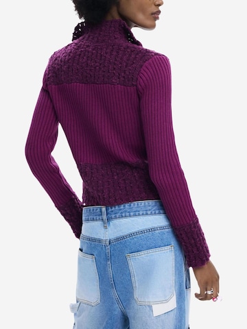 Desigual Knit Cardigan 'REPRIS_JERS_PERTH 26SWJFX2' in Pink