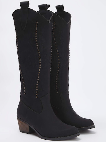 Trendyol Cowboy csizmák - fekete