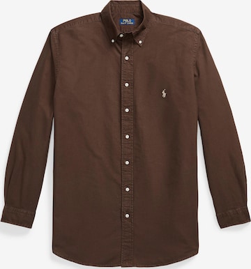 Polo Ralph Lauren Big & TallKošulja - smeđa boja: prednji dio