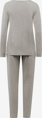 Hanro Pyjama 'Natural Elegance' in Grijs