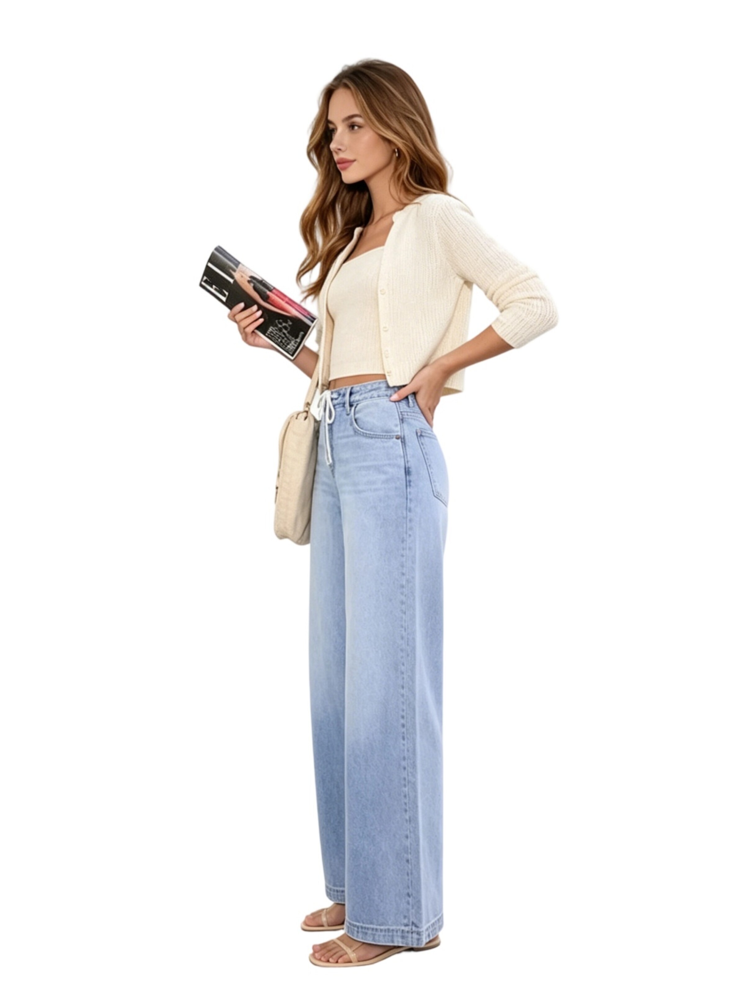 Yesfashion Regular Hose‌‌‌‌‌ in Blau