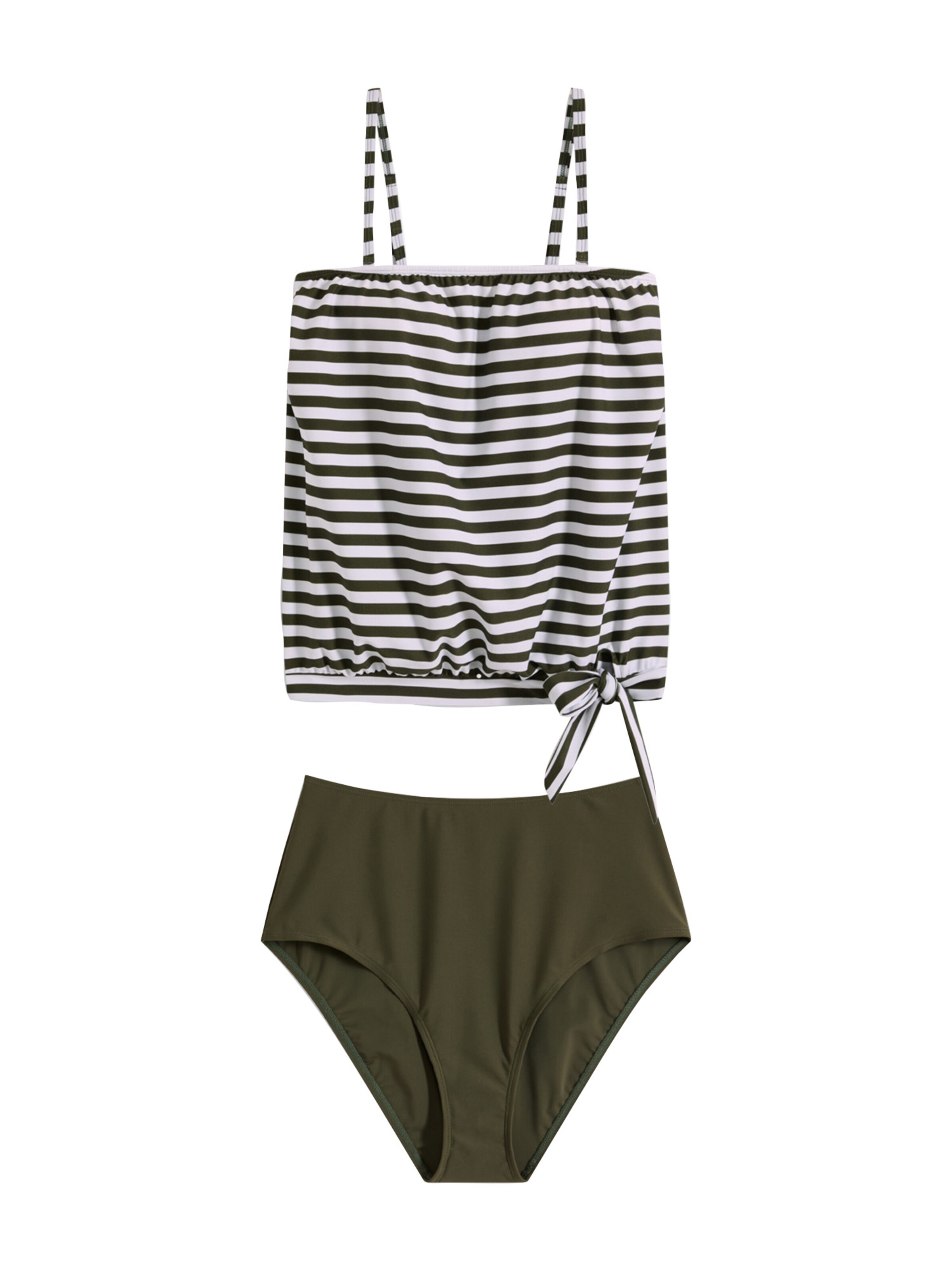 bonprix Tankini in Weiß: Vorderseite