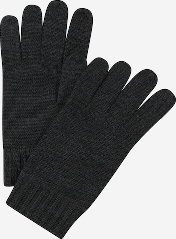 Polo Ralph Lauren Full Finger Gloves in Grey: front