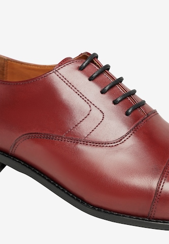 Henry Stevens Lace-Up Shoes 'Wallace CO' in Red