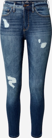 HOLLISTER Slimfit Jeans in Blauw: voorkant