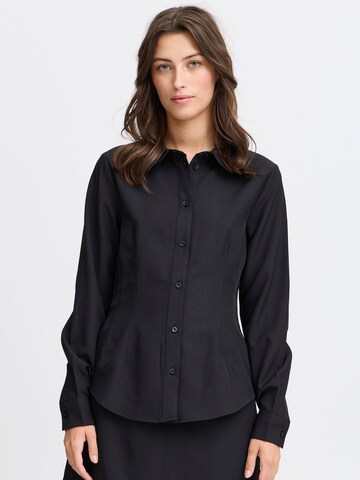 b.young Blouse 'MMMIDDE' in Black: front