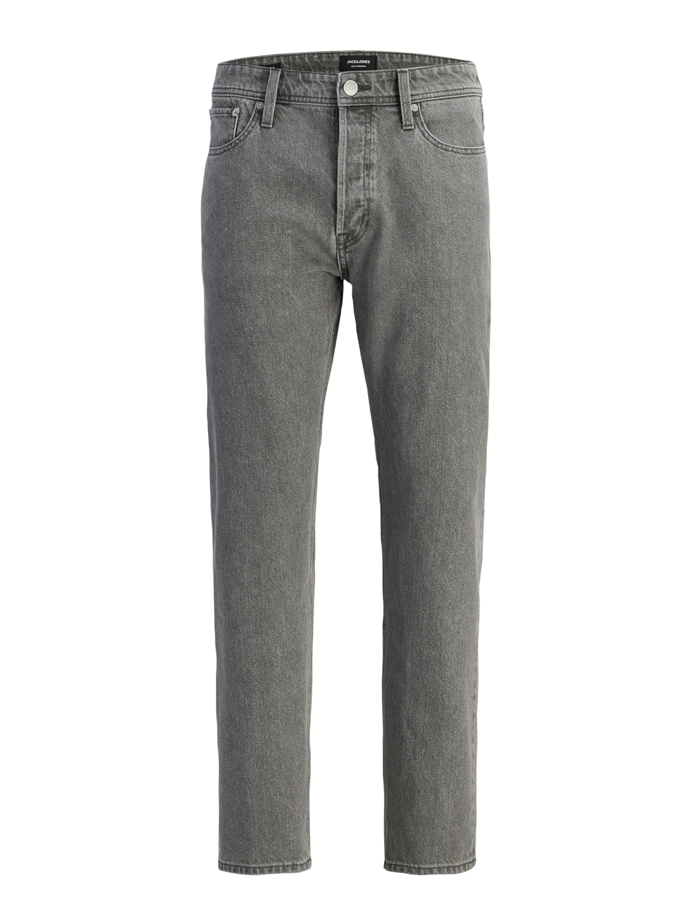 JACK & JONES Jeans 'JJIChris Original' in Grijs: voorkant