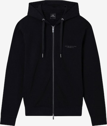 Giacca di felpa 'XM001293 AF20934' di ARMANI EXCHANGE in nero: frontale