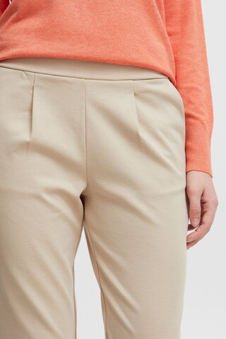 b.young Tapered Pleat-Front Pants 'Rizetta' in Beige